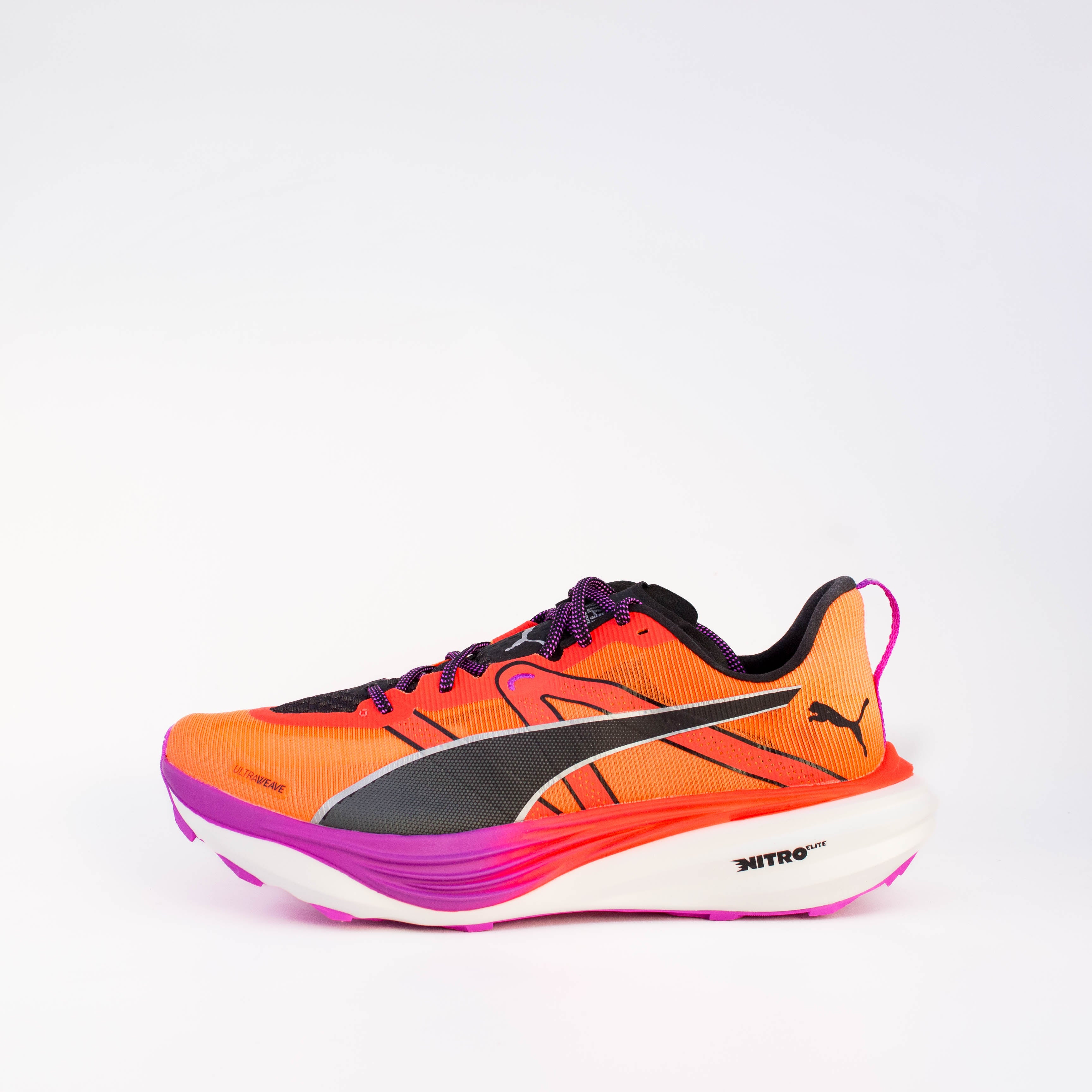 Puma Deviate Nitro Elite Trail Mens (D standard) Glowing Red/Black/Pure Magenta - Frontrunner Colombo